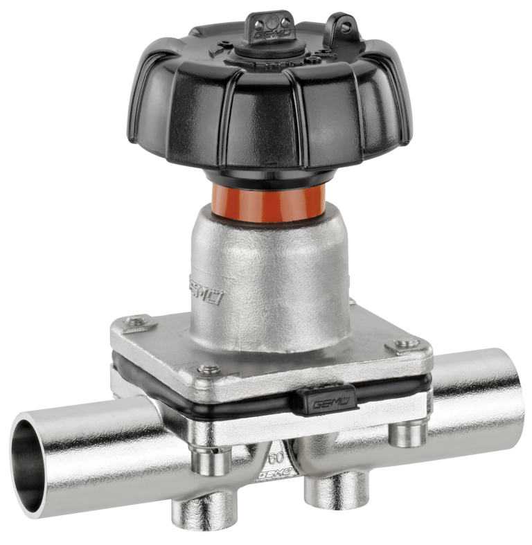 GEMU Model 612 Sanitary Diaphragm Valve – W.T. Maye, Inc.